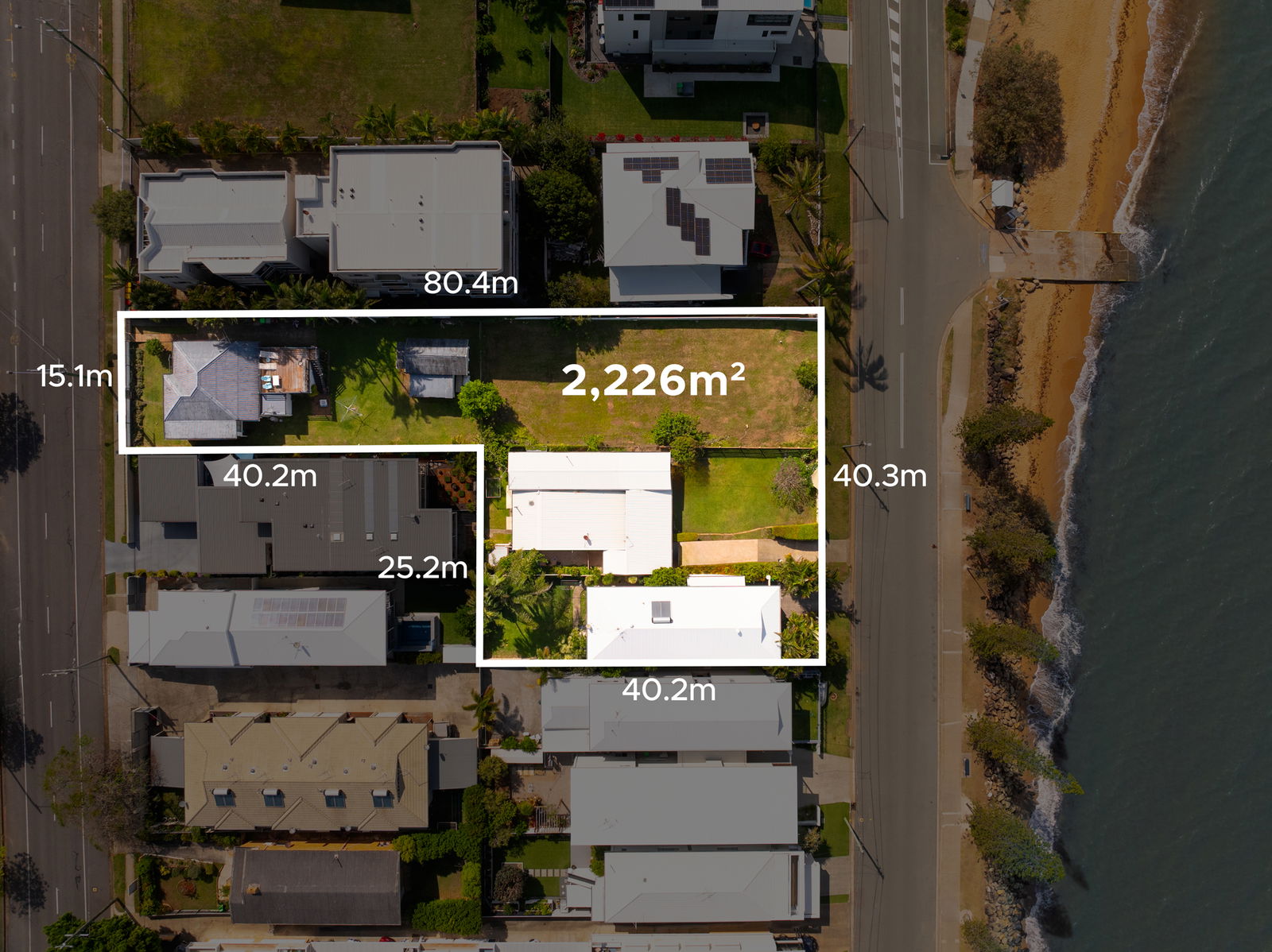 Main listing image for 57, 59, 61 Flinders Parade & 184 Prince Edward Parade, Scarborough  QLD  4020